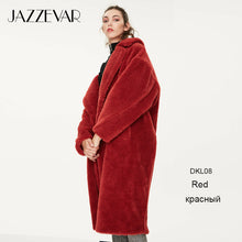 Load image into Gallery viewer, JAZZEVAR 2019 Winter new arrival fur coat women new fashion style teddy bear coat loose clothing long warm winter coat K9063